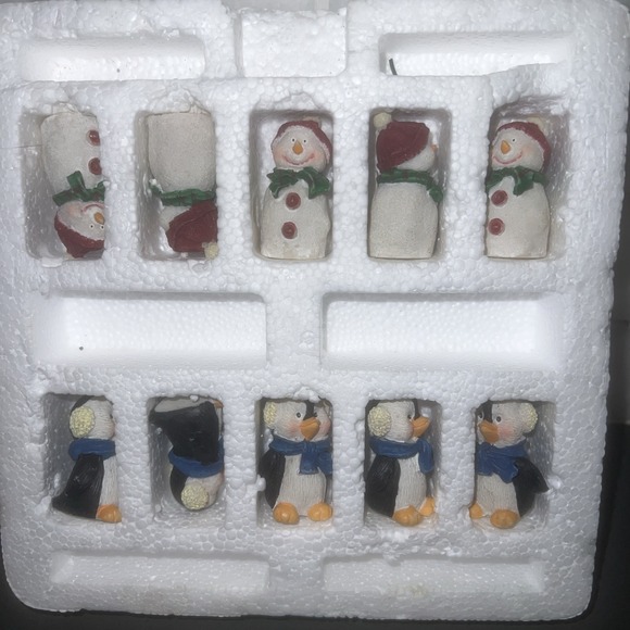 Avon Other - Avon Vintage Snowmen & Penguins TicTacToe "GAME PIECES ONLY"Collectible